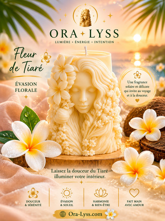 Bougie Rituel RAYONNE – Fleur de Tiaré